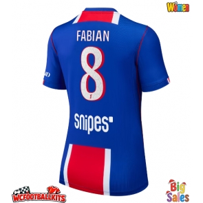 Paris Saint-Germain Fabian Ruiz #8 Replica Home Stadium Shirt for Women 2026-27 Short Sleeve